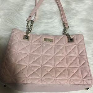 Kate spade pink quilted purse